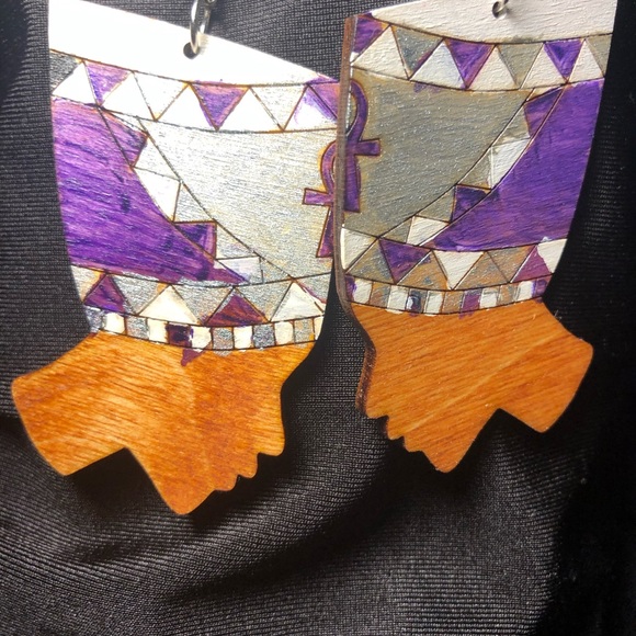 Homemade earrings - Picture 3 of 5